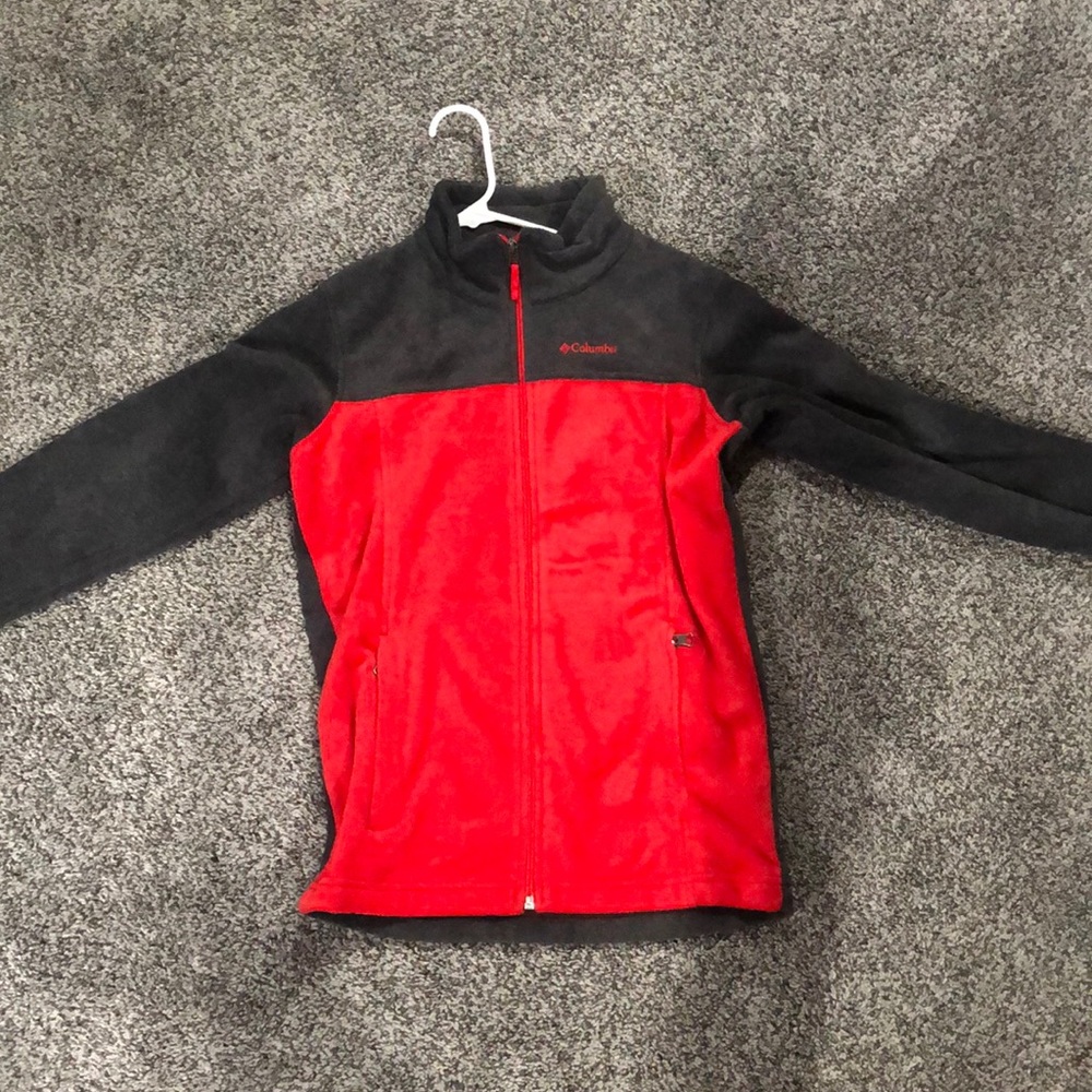 Kids large red and gray Columbia jacket